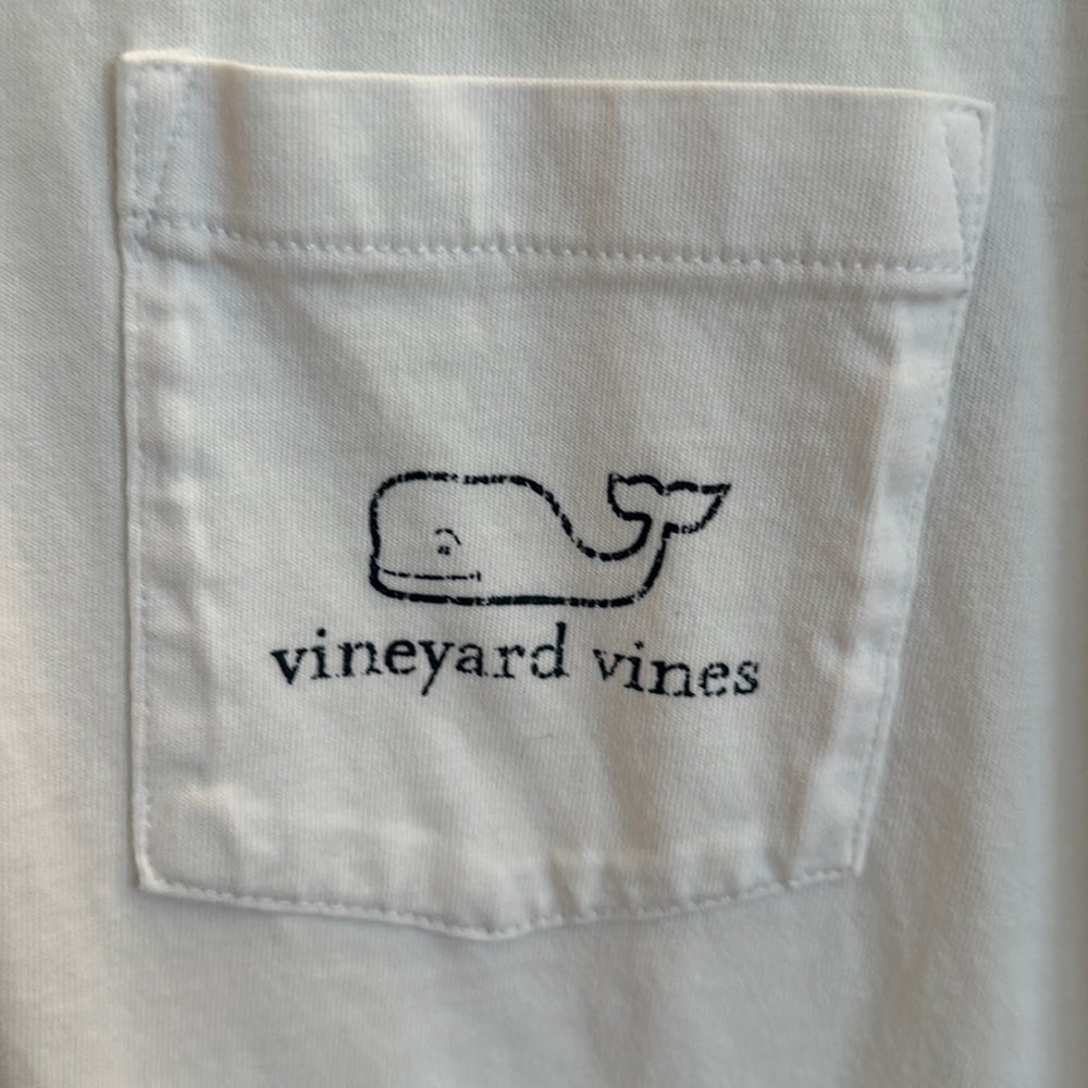 Adult Small Vintage Whale Graphic Long-Sleeve Pocket Tee